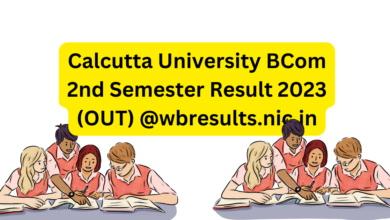 Calcutta University BCom 2nd Semester Result
