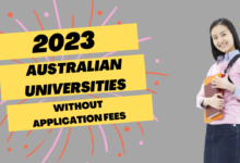 Australian Universities without Application Fees 2023