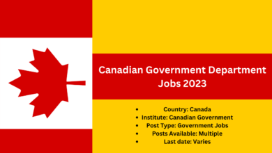Canadian Government Department Jobs 2023