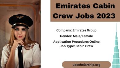 Emirates Cabin Crew Jobs 2023 | Application Online