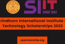 Sirindhorn International Institute of Technology Scholarships 2023