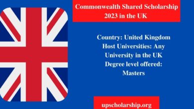 Commonwealth Shared Scholarship 2023 in the UK