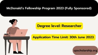 McDonald’s Fellowship Program 2023 (Fully Sponsored)