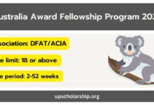 Australia Award Fellowship Program 2023