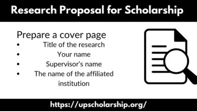 Research Proposal for Scholarship Applications with Pattern