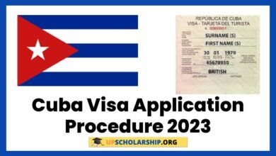 Cuba Visa Application Procedure 2023