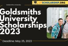 Goldsmiths University Scholarships 2023