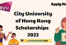 City University of Hong Kong Scholarships 2023