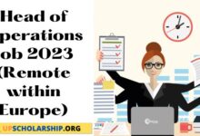 Head of Operations Job 2023 (Remote within Europe)