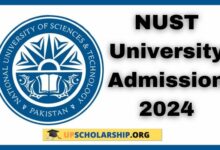 NUST University Admission 2024